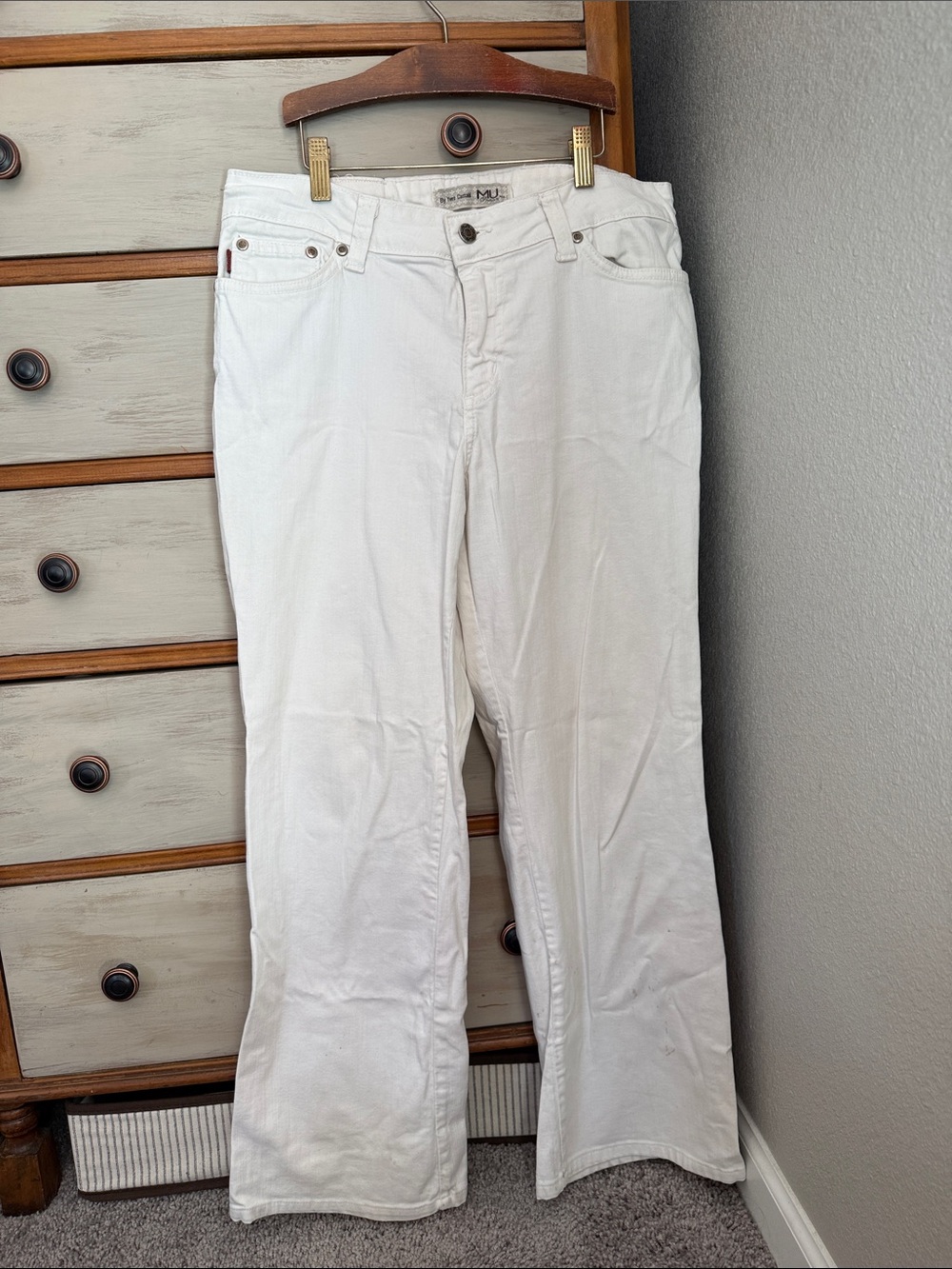 Women's White Flare Jeans — Clean Classic Style